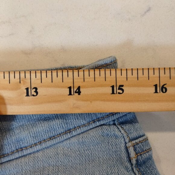 Sonoma Jeans Womens Sz 10 Boyfriend Mom High Rise Light Wash Distressed Tapered - Picture 7 of 11